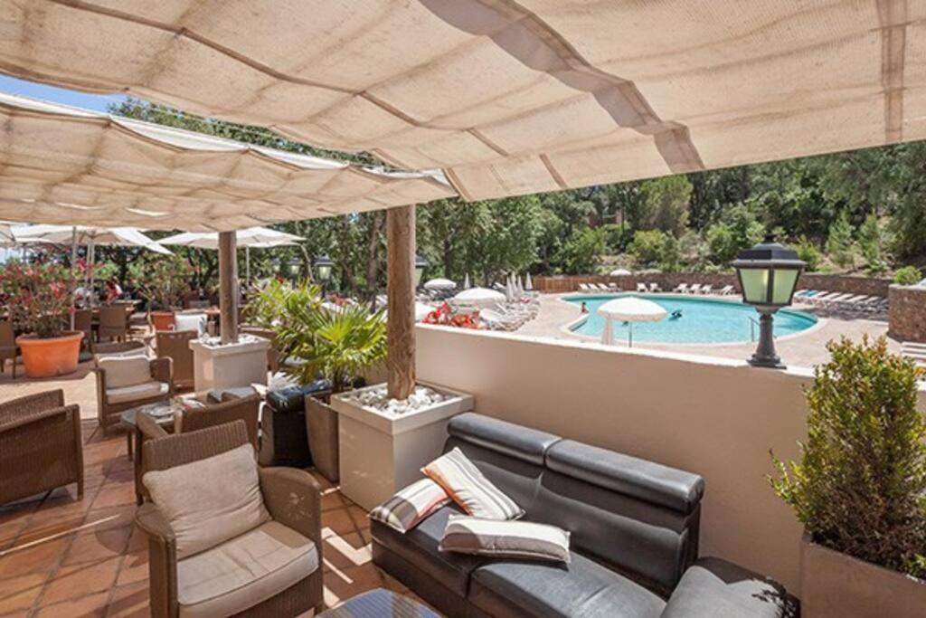 Les Restanques Maison 14 Chenes Grimaud Bagian luar foto